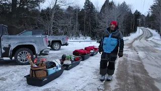 -25 F BELOW ZERO Snowdog Long track Startup and Towing capacity test! WILL IT START??