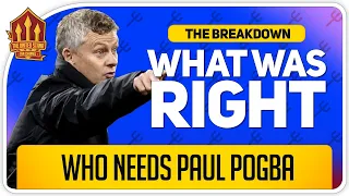 What Solskjaer Got Right! Chelsea Manchester United Goldbridge Review