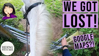 FIRST HACK ALONE ON THE ROAD FAIL (*WE GOT LOST) | GOPRO | UK EQUESTRIAN YOUTUBER