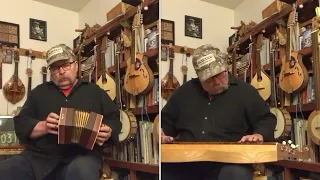 “Away In A Manger” Appalachian dulcimer & concertina, Isaiah & Micah