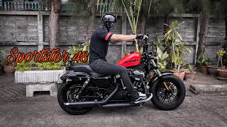 Harley Davidson 48 Sportster1200cc. Pure Sound !! #harleydavidson #motorcycle #sportster48