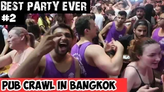 PUB CRAWL IN BANGKOK IN RS 1200 ONLY | BEST PARTY IN BANGKOK | MAD MONKEY HOSTEL | THAILAND #2