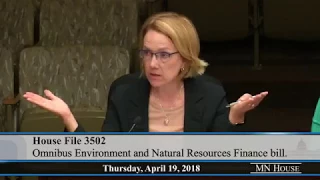 House Environment and Natural Resources Policy and Finance Committee  4/19/18