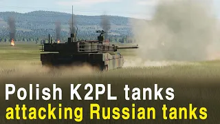 Russian tank troops destroyed by K2PL tanks