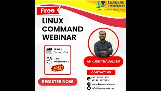 Free Linux Webinar | Live Linux Commands