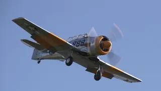 Wheels on Grass: Iconic Warbirds Nail Perfect Landings!