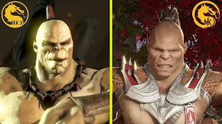 Mortal Kombat X vs Mortal Kombat 11 All Returning Characters Models Comparison + Klassic Kommentator