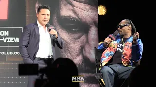 Oscar De La Hoya and Snoop Dogg Announce De La Hoya's July 3 Boxing Comeback - MMA Fighting