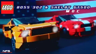 LEGO Speed Champions I Ford Mustang Shelby GT500 and Boss 302 MOCs