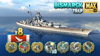 Игра с линкором Bismarck становится напряжённой - World of Warships