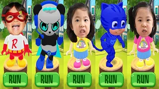 Tag with Ryan - Combo Panda vs Kaji Family vs PJ Masks Catboy vs Titans