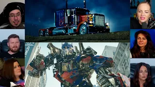 Entrance of Optimus Prime and His Crew| Transformers : 2007 | Reaction Mashup  | #transformers