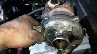 Renault Megane 1.9 dci, dti. How to remove the turbine.