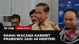 Komentar Jokowi soal Wacana Tambahan Menteri Kabinet Prabowo | Kabar Utama tvOne