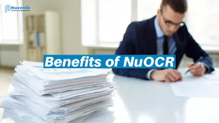 NuOCR | An automated data entry solution