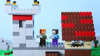 Lego Minecraft Castle Build | Billy Bricks | Cartoons für Kinder | WildBrain Deutsch