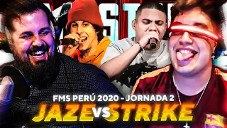 MINUTAZO DE JAZE | PAPO y KAPO 013 REACCIONAN A STRIKE vs JAZE - FMS Perú 2020 J1