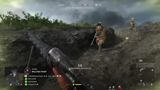 Battlefield™ 5 Sniping on Iwo Jima. Breakthrough NO COMMENTARY GAMEPLAY.