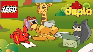 Мультик Игра ЛЕГО ДУПЛО Животные. Путешествие Кролика и Жирафа / LEGO DUPLO Animals