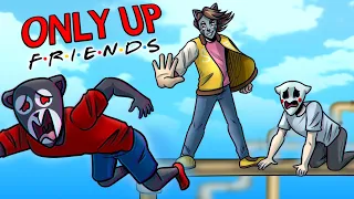 НЕВЕРОЯТНО ПОТНЫЙ ПАРКУР НАД ОБЛАКАМИ! ONLY UP: WITH FRIENDS