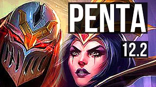 ZED vs LEBLANC (MID) | Penta, 6 solo kills, 20/3/5, Legendary, 900K mastery | EUW Grandmaster | 12.2