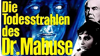 Opening title for 'Die Todesstrahlen Des Dr. Mabuse' (Ger/ It/ Fr 1964).