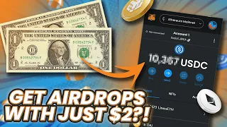 Get Cryptocurrency Airdrops Using ONLY $2 DOLLARS?! Cheap transactions for Layer Zero & Layer One X