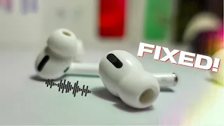 HOW TO FIX AIRPODS PRO NOISE CANCELLING ,CRACKLING,RATTLING ISSUES!! FIXED
