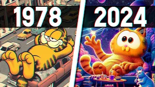 The Evolution of Garfield (1978-2024)