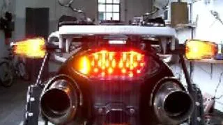 Varadero 1000 LED Rücklicht schwarz mit Pace Car LED