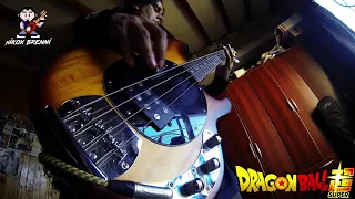 Dragon ball super opening 2 Limit break x survivor (Genkai toppa) Bass Cover