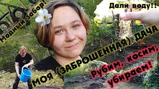 ГЛОБАЛЬНОЕ преображение ЗАРОСШЕЙ ДАЧИ! Приехали работать на (заброшенную) дачу!