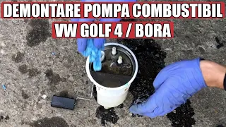 Cum schimbi / demontezi pompa combustibil (benzina sau motorina) la VW Golf 4, Bora, Passat