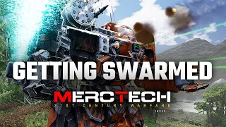 Too many Enemies!!! - Mechwarrior 5: Mercenaries MercTech Episode 8