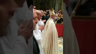 Pope Francis Entrance - Vespers and Te Deum, Solemnity of Mary, Most Holy Mother of God