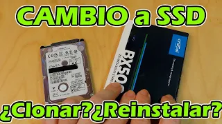 SSD Nuevo ¿Clonar o Reinstalar? ¿Qué es Mejor?