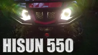 КВАДРОЦИКЛ HISUN 550 ATV Часть 3 Как работает лебедка и система освещения ЧЕСТНЫЙ ОБЗОР