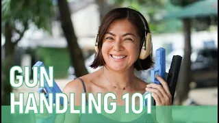 GUN HANDLING 101 with ARMSCOR MARIKINA // Alice Dixson