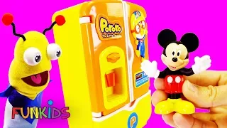 Paw Patrol & Mickey Mouse Learn Food Names with Pororo Refrigerator