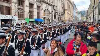 ⚓️🇨🇱⚓️GLORIAS NAVALES 2024. Ingreso Escuela Naval Arturo Prat a la Plaza Sotomayor.