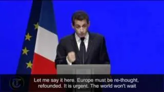 Nicolas Sarkozy: France and Germany have chosen convergence