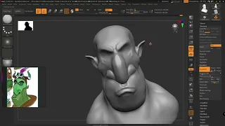 Speed sculpt 1 hour zBrush