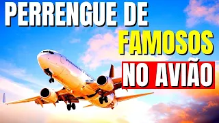 [EMERGÊNCIA NO VÔO] Veja alguns FAMOSOS que passaram PERRENGUE em aviões | Vôos dramáticos | Urgente