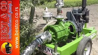 Rovatti Irrigation Water Pump Paired With Vm 3 Cylinder Diesel Engine