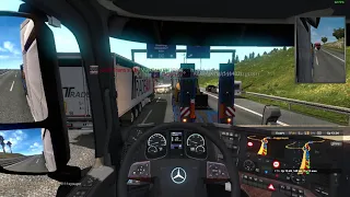 Euro Truck Simulator 2 Multiplayer нарезка аварий
