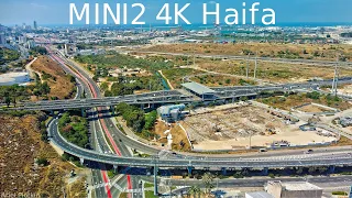 Drone footage Haifa area israel DJI mini 2 4K