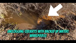 UNCLOGGING CULVERTS WITH RUSHING WATER 03/2024