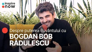 Despre puterea cuvântului cu BOGDAN BOB RĂDULESCU la Creative Mornings Cluj - Inspire Now TV