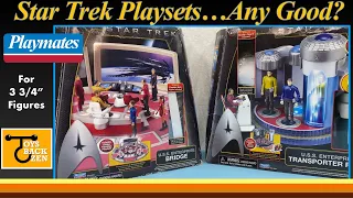 Star Trek U.S.S. Transporter Room & Bridge By Playmates From 2009 - Box Opening and Review