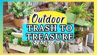 UNIQUE Upcycled Outdoor Planter DIYs You Will Want To Make